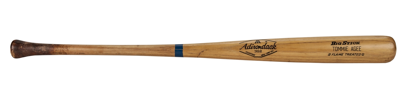 1968-70 Tommy Agee Game Used Adirondack Big Stick Bat (PSA/DNA GU 8.5)